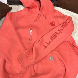 Carhartt Salmon Sweatshirt with Logo